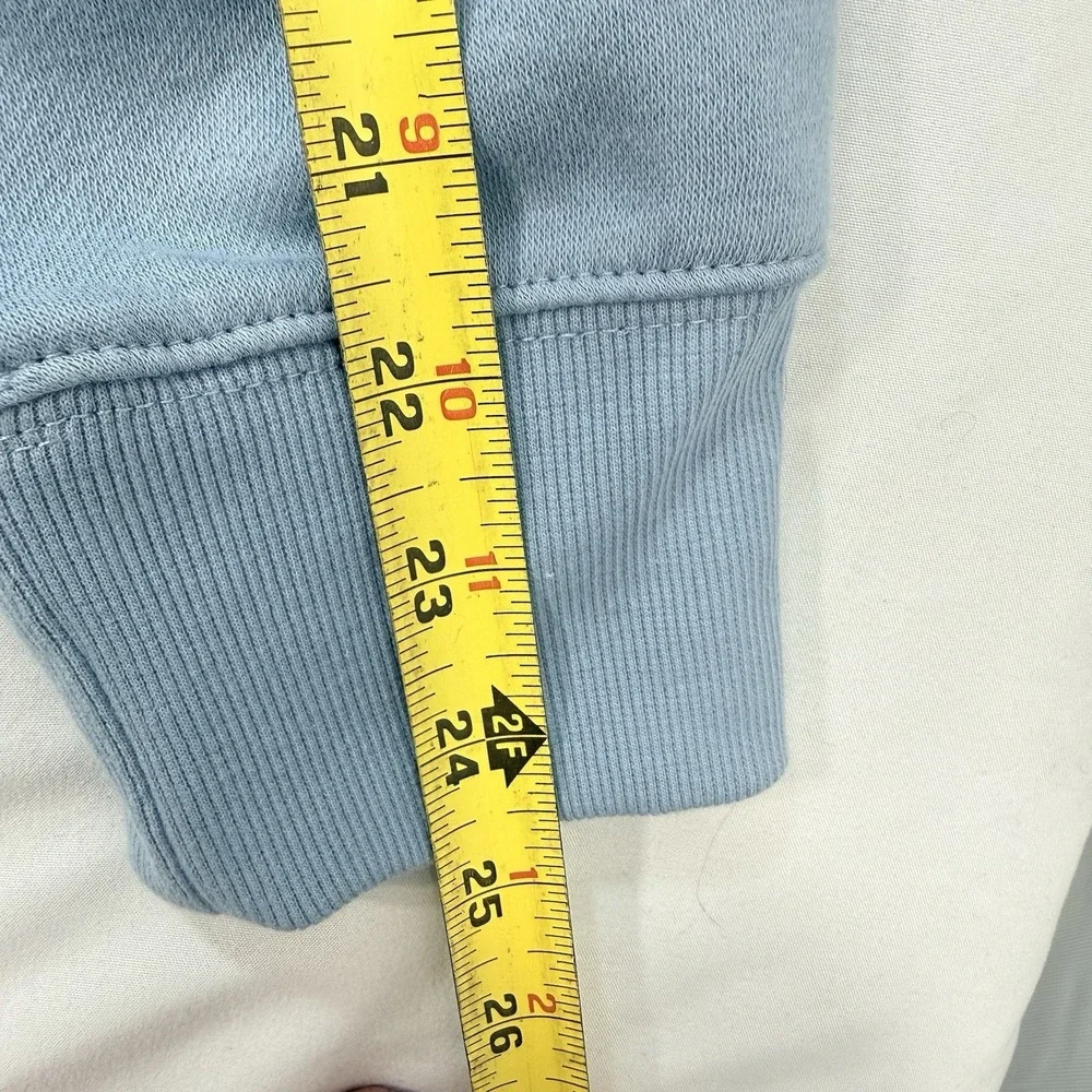 NWT Men's All in Motion Blue pullover Hoodie drawstring Pockets soft fleece Sz M - Picture 6 of 8